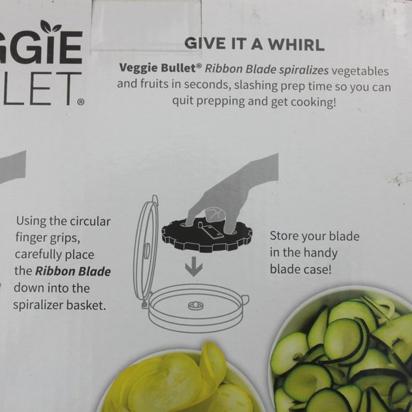 Veggie Bullet Ribbon Blade with Case - Picture 5 of 9